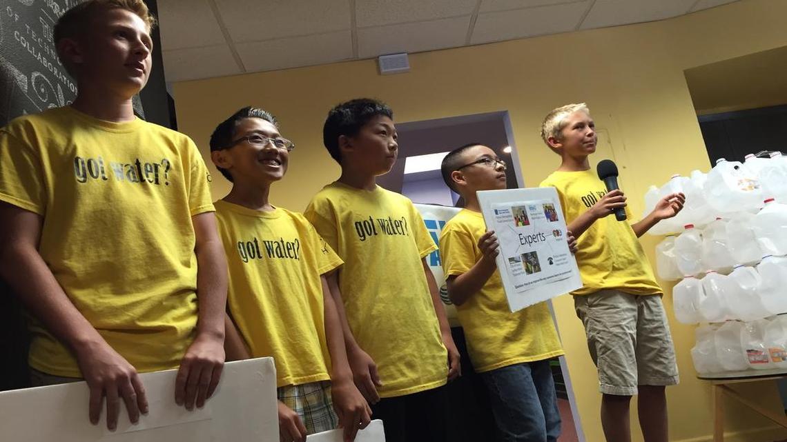 
Five Riverview Elementary students who pitched a water-saving app to City Hall officials this year are getting $51,000 to develop it.
