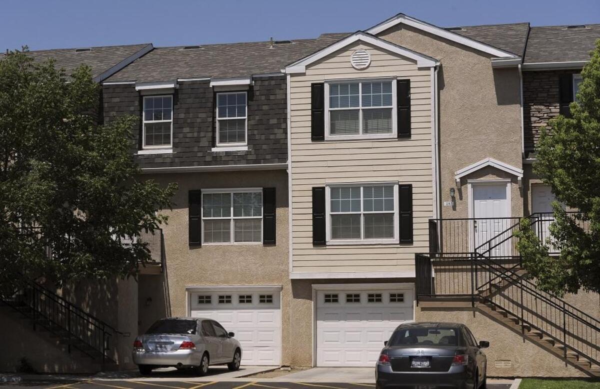 Copper Beech Townhomes in Clovis, where Miranda Reid moved and will pay $591 a month, sharing with two others paying equal amounts each to save money.