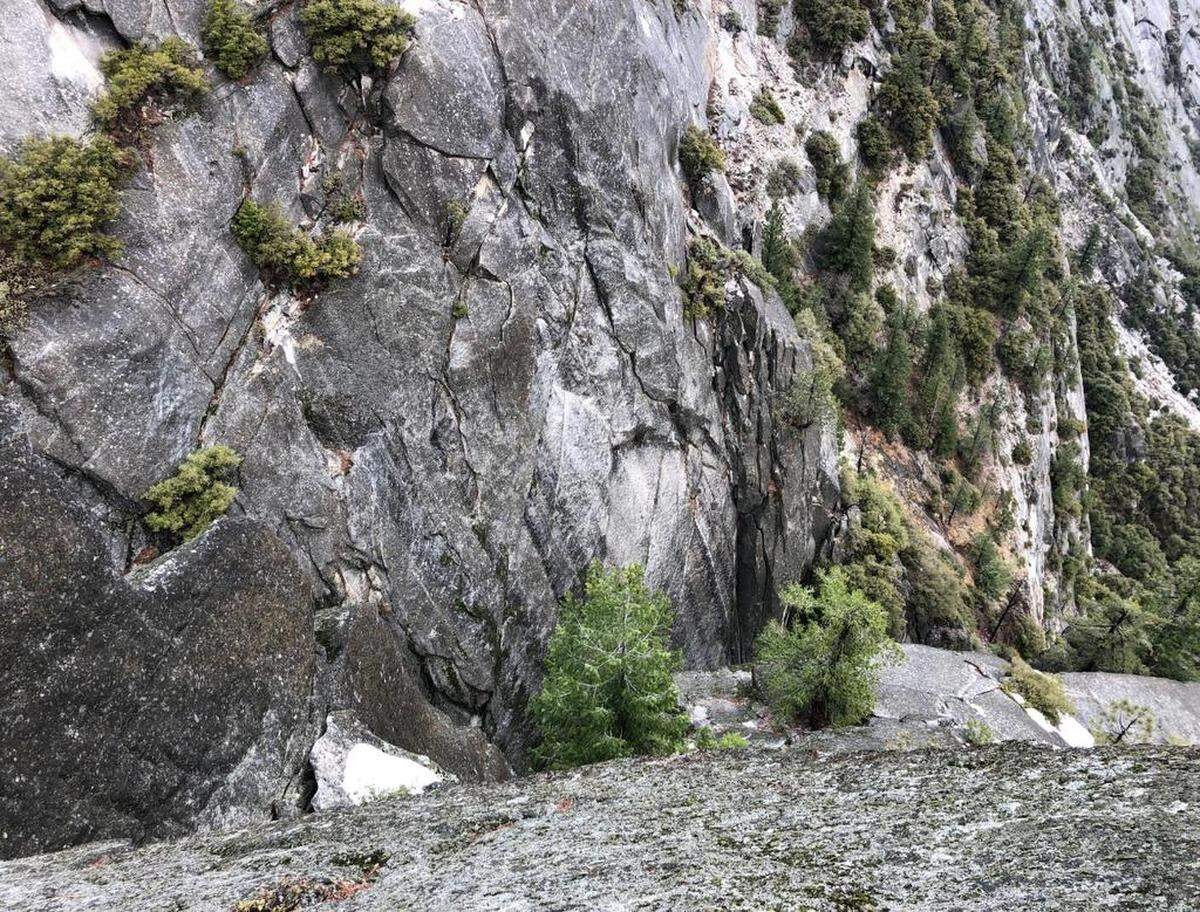 This photo was posted on Yosemite National Park’s Twitter in a post about two hikers who were rescued in the North Dome area on Wednesday, Jan. 16, 2018.