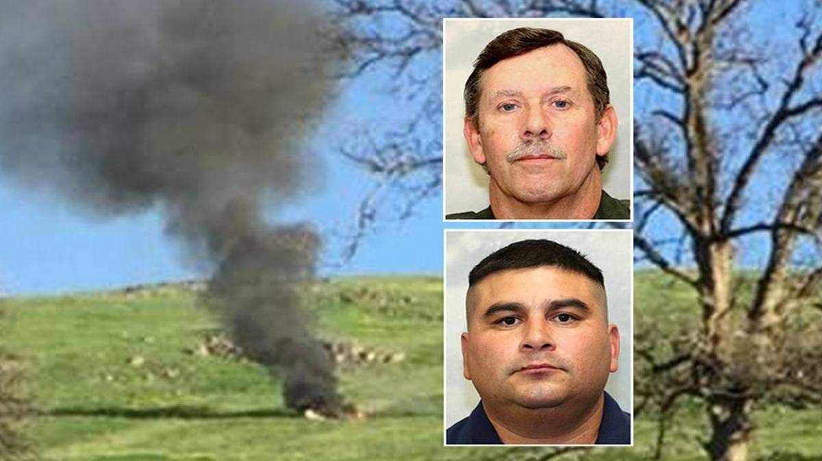 Tulare County sheriff’s Deputy Scott Ballantyne, top, and pilot James Chavez died in a single-engine plane crash near Springville on Wednesday, Feb. 10, 2016.