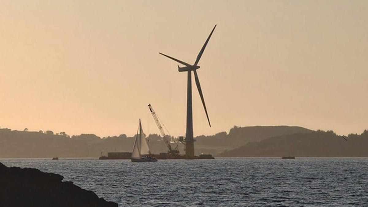 
Floating offshore wind turbines have been in development since the mid-2000s. This turbine was installed in 2009 in Norway.
