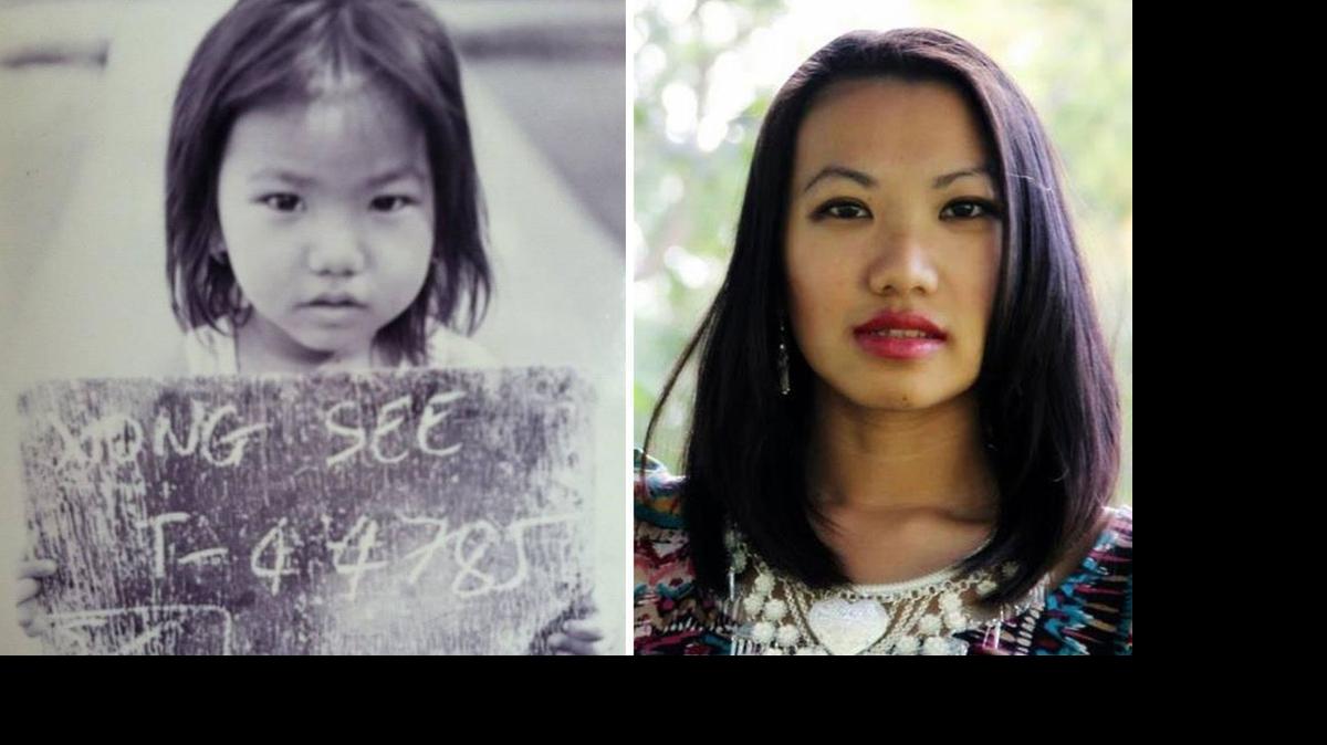 
Chelsey See Xiong in 1994, left, and 2014.
