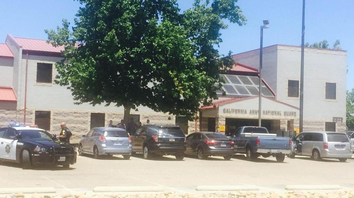 The “Sovereign Citizens” reportedly asked for entry to the National Guard building as a refuge from terrorism.