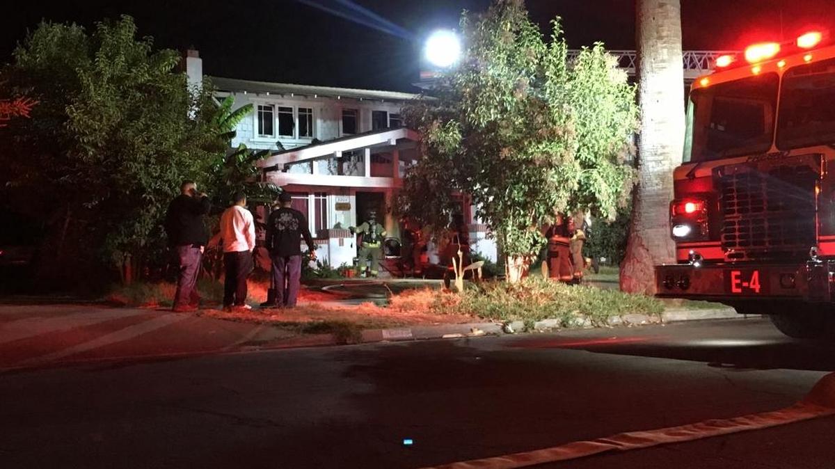 Fresno fire battled a two-alarm fire on Nov. 6, 2017 that left six people displaced, said Fresno Fire Battalion Chief Tim Fulmer.