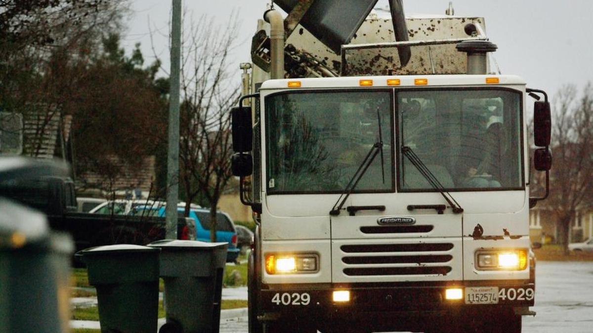 Life goes on as usual for Clovis garbage truck drivers, regardless of what day it is.