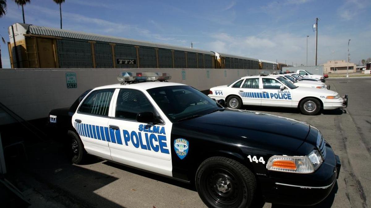 A 67-year-old man riding his bicycle died in Selma on Friday afternoon after colliding with a garbage truck at Highland and Floral avenues, police said.