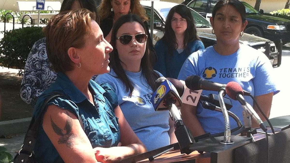 In a May 2014 file photo, displaced Fresno Inn tenant Rea Allison, 50, talks about terrible living conditions at the recently condemned motel. Owners didn't provide tenants with relocation payments, so the city government paid almost $30,000 to help temporary house the displaced.