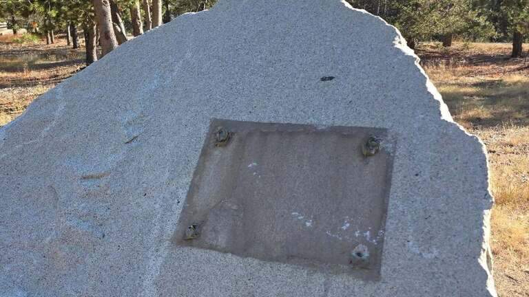 Student memorial to Huntington Lake WWII plane crash missing. Who’d steal that?