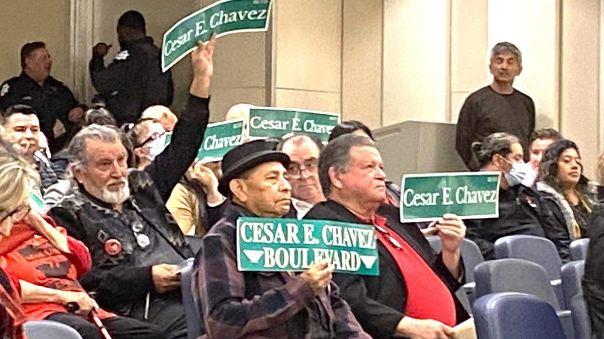 The Fresno County Board of Supervisors on April 11 voted unanimously to oppose the city’s recent decision to rename 10.15 miles of city/county streets in honor of farmworker leader César E. Chávez.