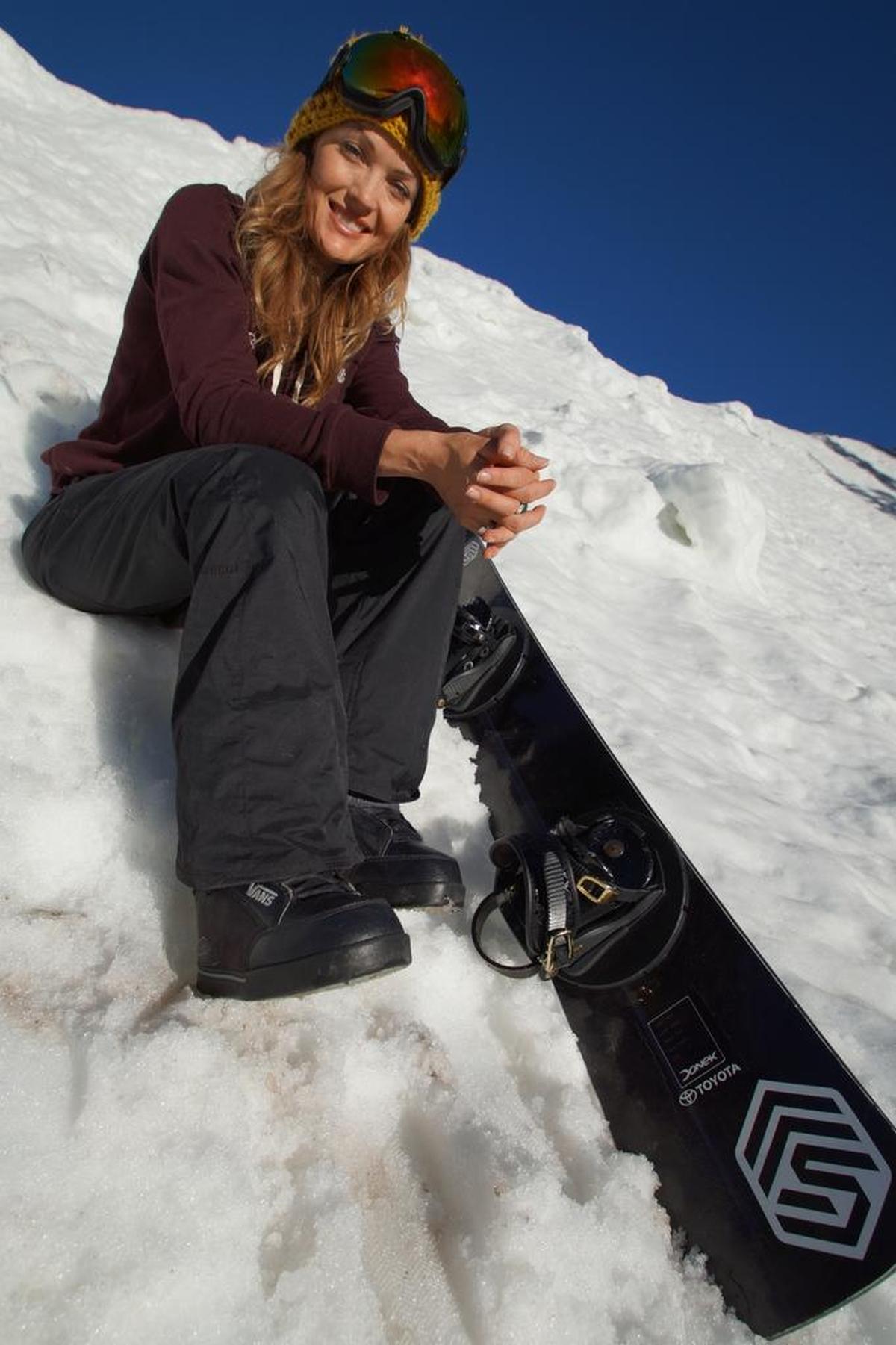Paralympian snowboarder Amy Purdy.