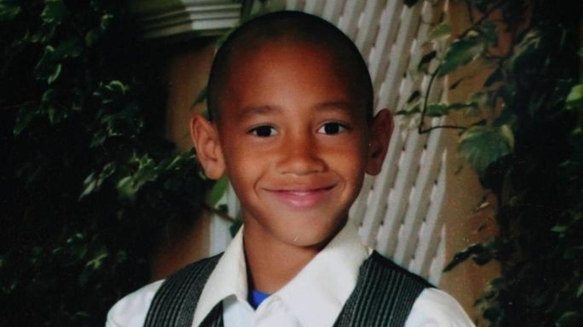 This is a family photo of Seth Ireland who was allegedly killed by his mother's boyfriend LeBaron Vaughn, 32.