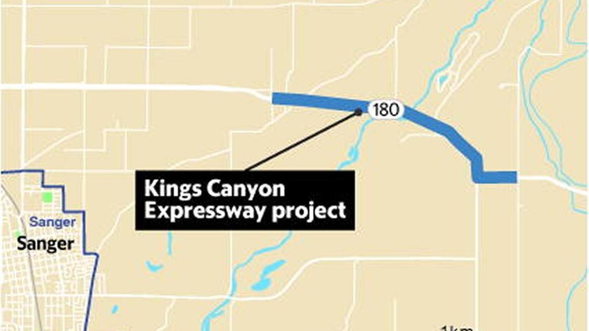 Highway 180 Expressway extension project is expected to be completed by October 2020.