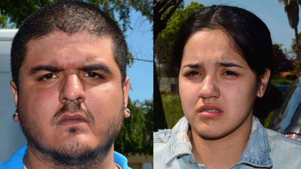 Christian Castellanos and Xitlalli Cruz were arrested March 29, 2019, after a traffic stop in which police found a loaded firearm next to a toddler in a car seat.