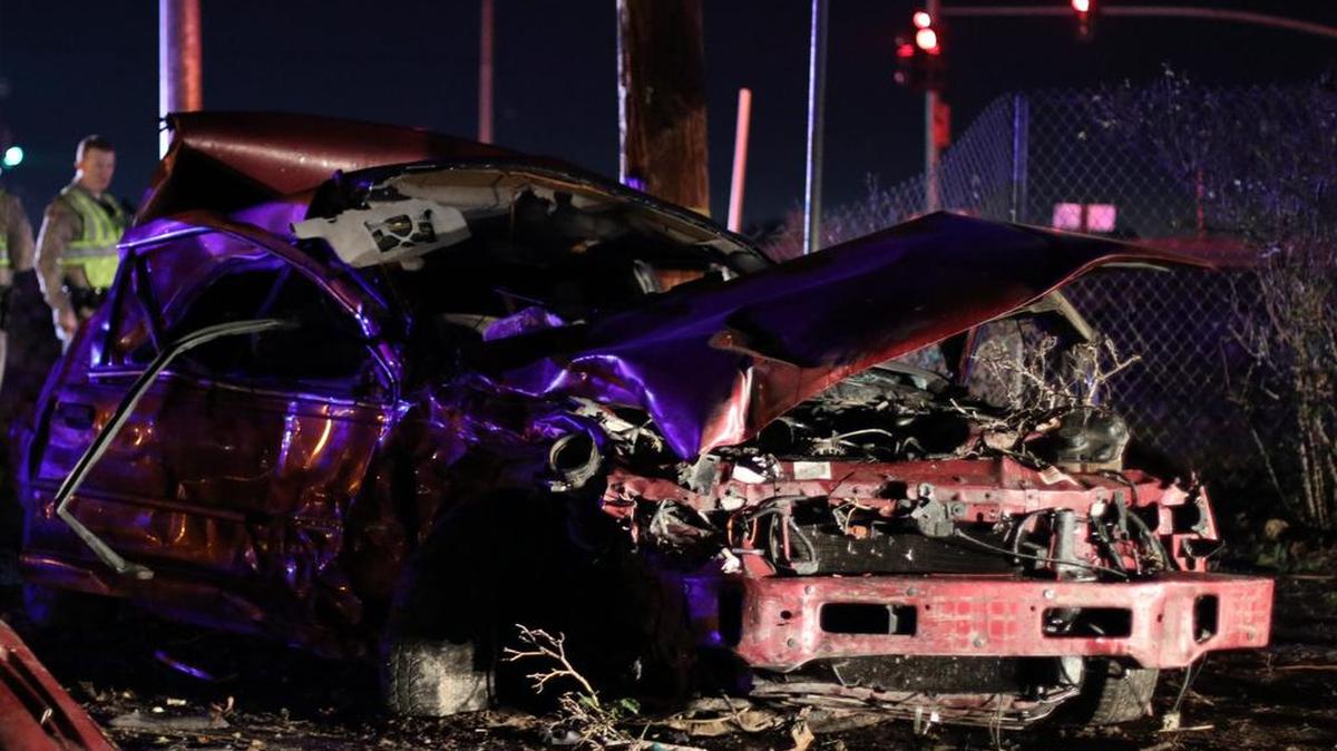 One person was killed in a two-car crash near Easton on Wednesday