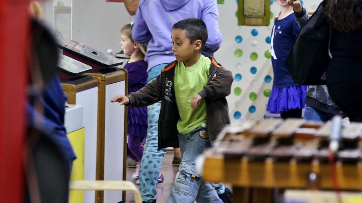 Children check out an assortment of activities at The Discovery Center during its Birthday Bash in March 2014. The Discovery Center in east-central Fresno will be closed for renovations from Feb. 25, 2017, to March 25, 2017, though it will still host previously scheduled field trips.
