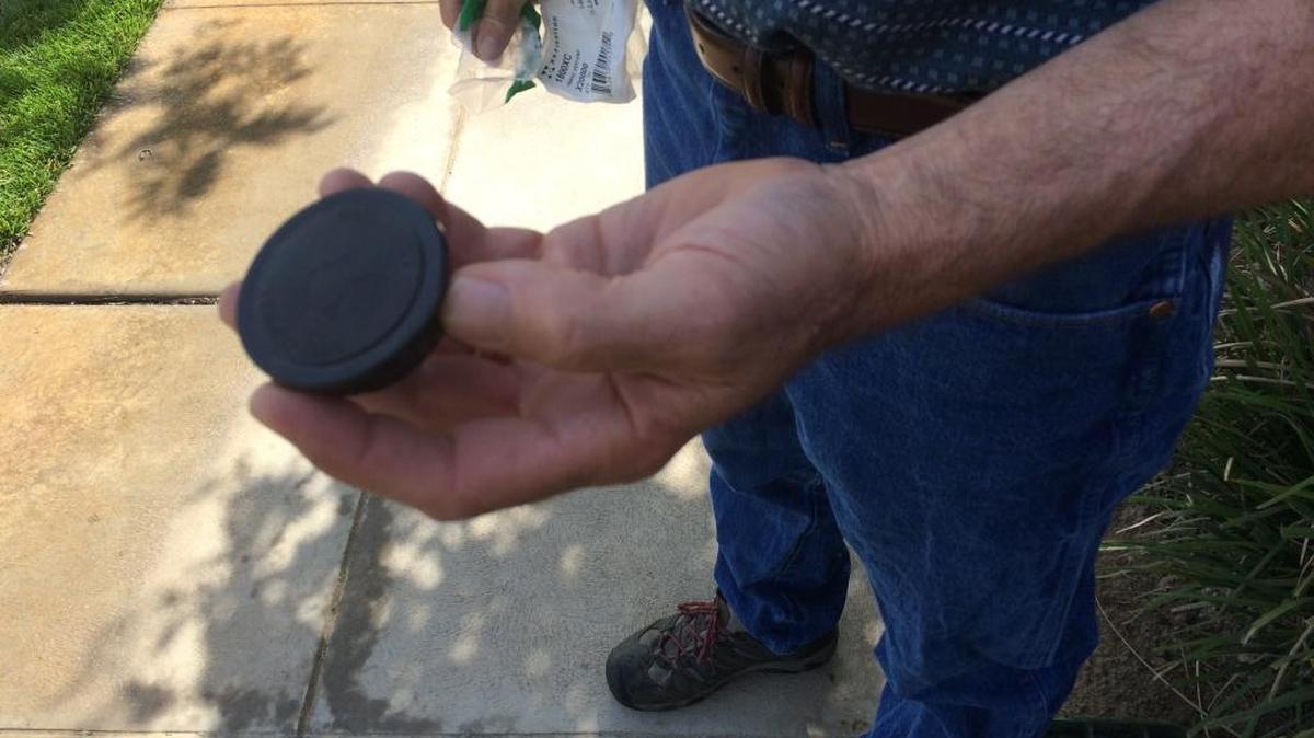 Clovis capped more than 20,000 sprinkler heads last year to save water as the state imposed watering restrictions and cutbacks .