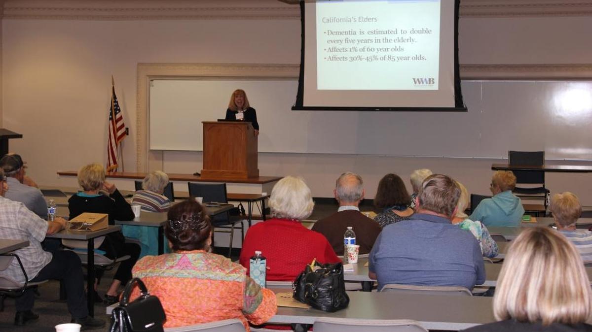 Attorney Deborah Boyett discusses estate planning at a senior law day at the San Joaquin College of Law in 2016. Fresno seniors will present recommendations Thursday to the Fresno City Council for establishing a dedicated senior center in the city.