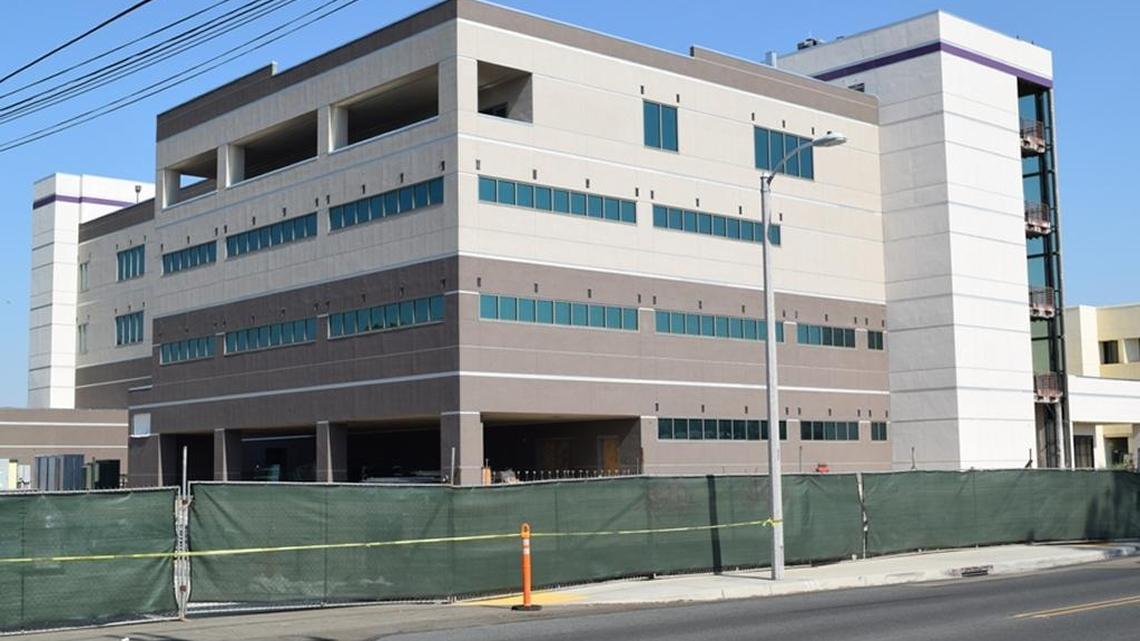 The hospital tower project at Tulare Regional Medical Center is still to be finished.