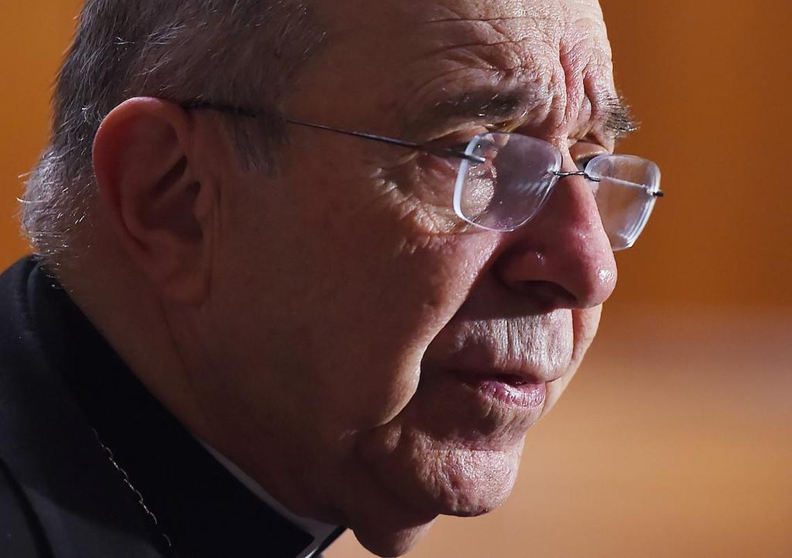 The Rev. Armando Ochoa is interviewed about sexual abuse cases at the Diocese of Fresno Tuesday morning, March 5, 2019 in Fresno.