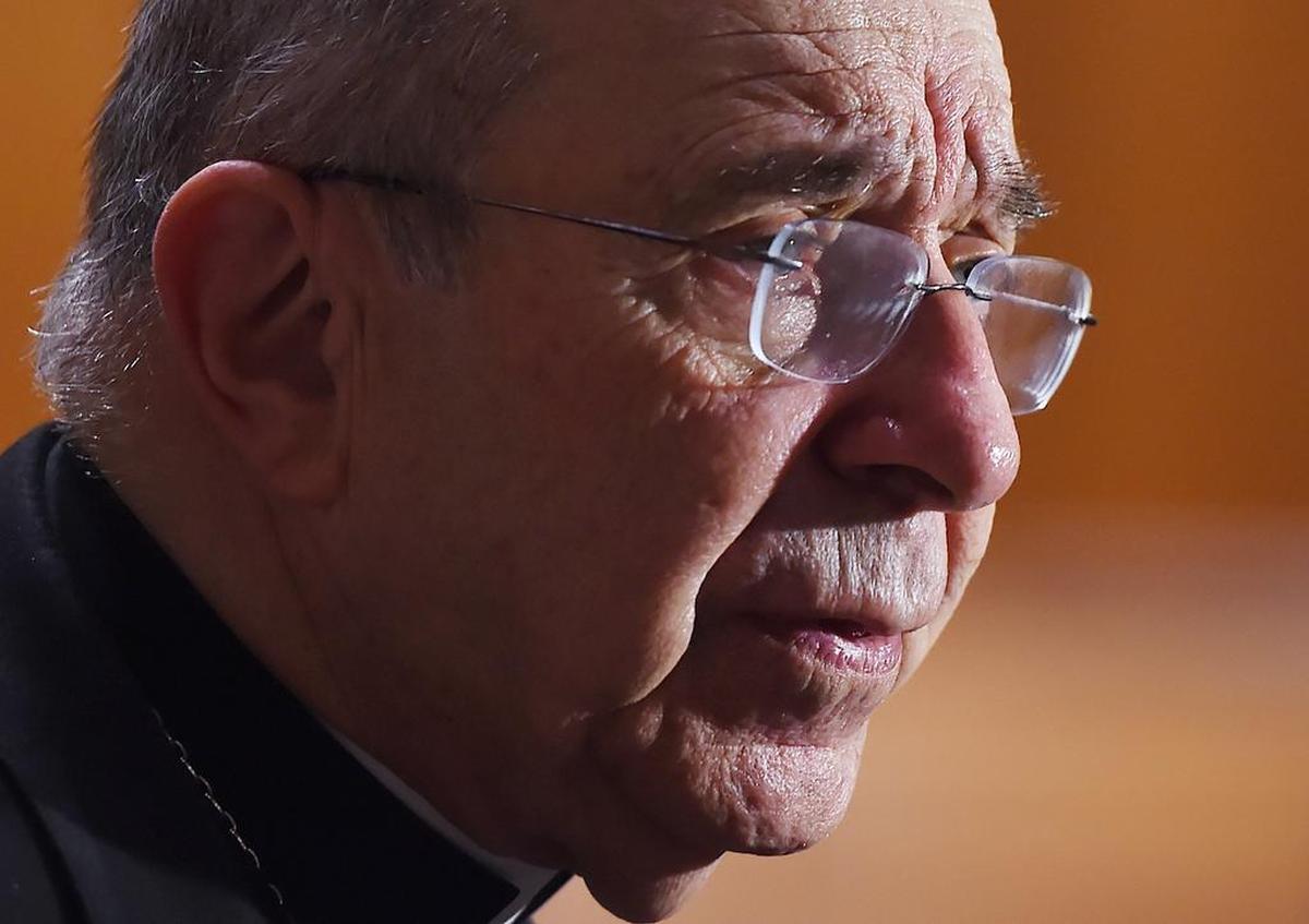 The Rev. Armando Ochoa is interviewed about sexual abuse cases at the Diocese of Fresno Tuesday morning, March 5, 2019 in Fresno.