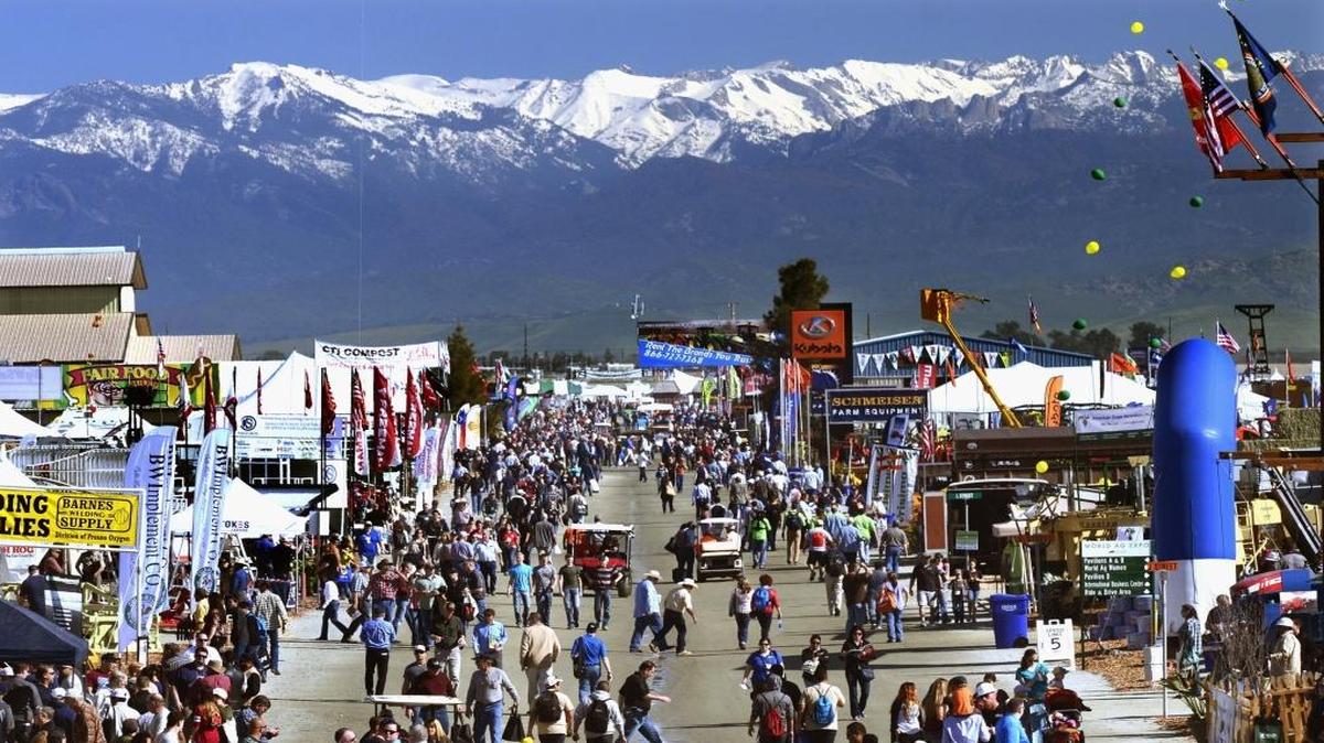 Sunny skies and snow-capped peaks of the Sierra Nevada combined to produce great conditions for the World Ag Expo held this week in Tulare.