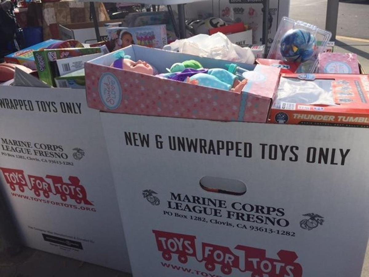 Fresno County Toys for Tots got about half the number of toys placed in barrels for giveaway – although the toys donated were more expensive – compared with last year.