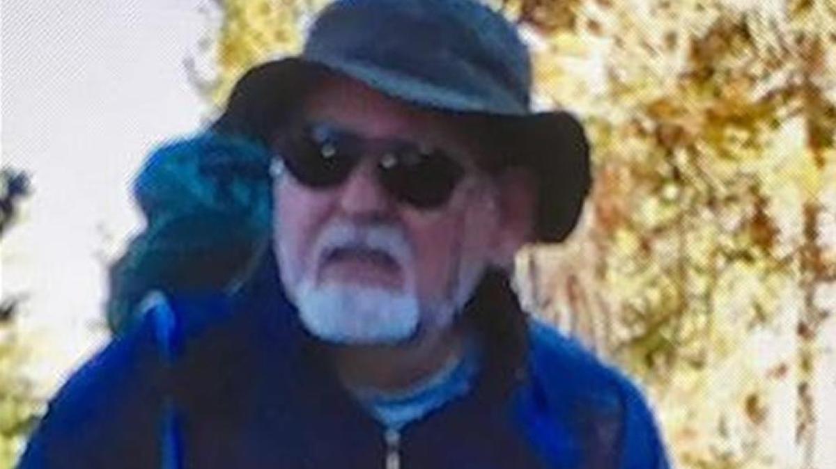 A photo of 62-year-old Jim Twamley on a hiking trip before he went missing on Thursday, Sept. 21, 2017 near Mineral King.