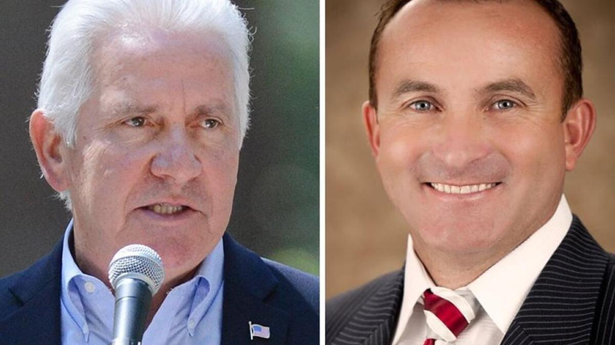 Democrat Jim Costa, left, and Republican Johnny Tacherra will face off once again in California’s 16th Congressional District race.