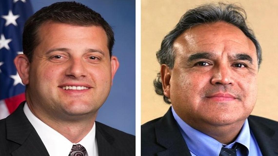 Rep. David Valadao, R-Hanford, left, and Democratic challenger Emilio Huerta of Bakersfield are squaring off in the 21st Congressional District. Is the race competitive or not? More than $3 million in outside money has poured into the district the past few weeks, suggesting that it is.