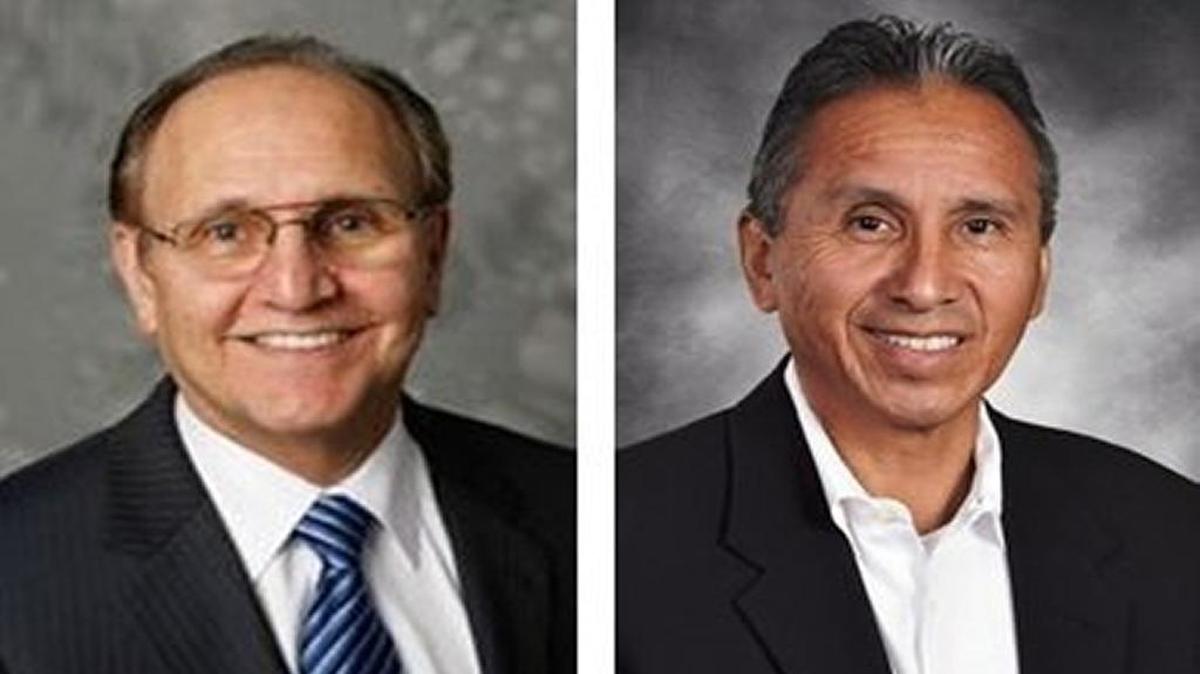 Lee Brand, left, and Henry R. Perea are running for Fresno mayor.
