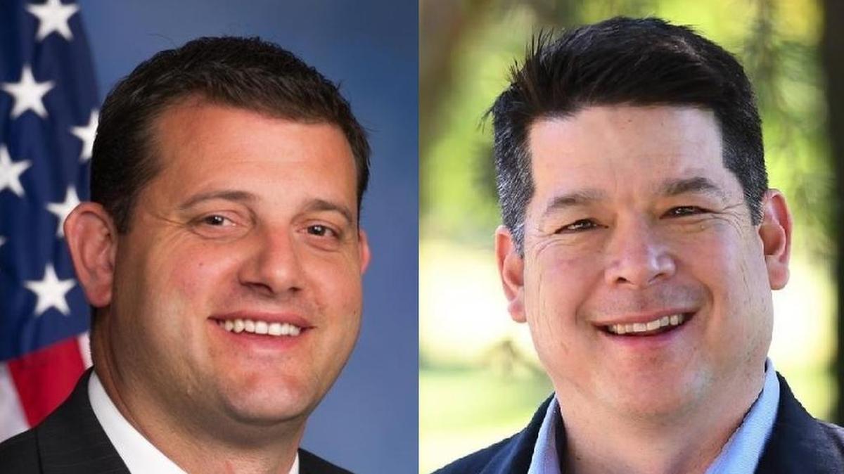 David Valadao, left, a Hanford Republican, lost his congressional seat to Fresno Democrat TJ Cox, right, in 2018.
