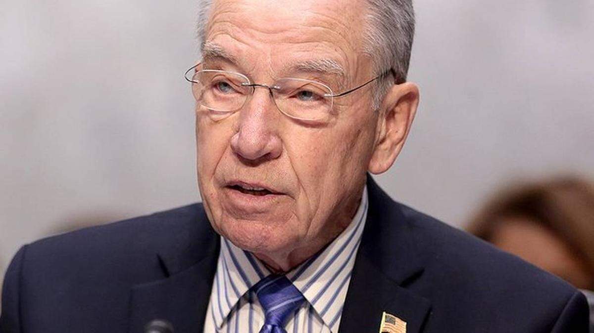 Sen. Charles Grassley, chairman of the Senate Judiciary Committee.
