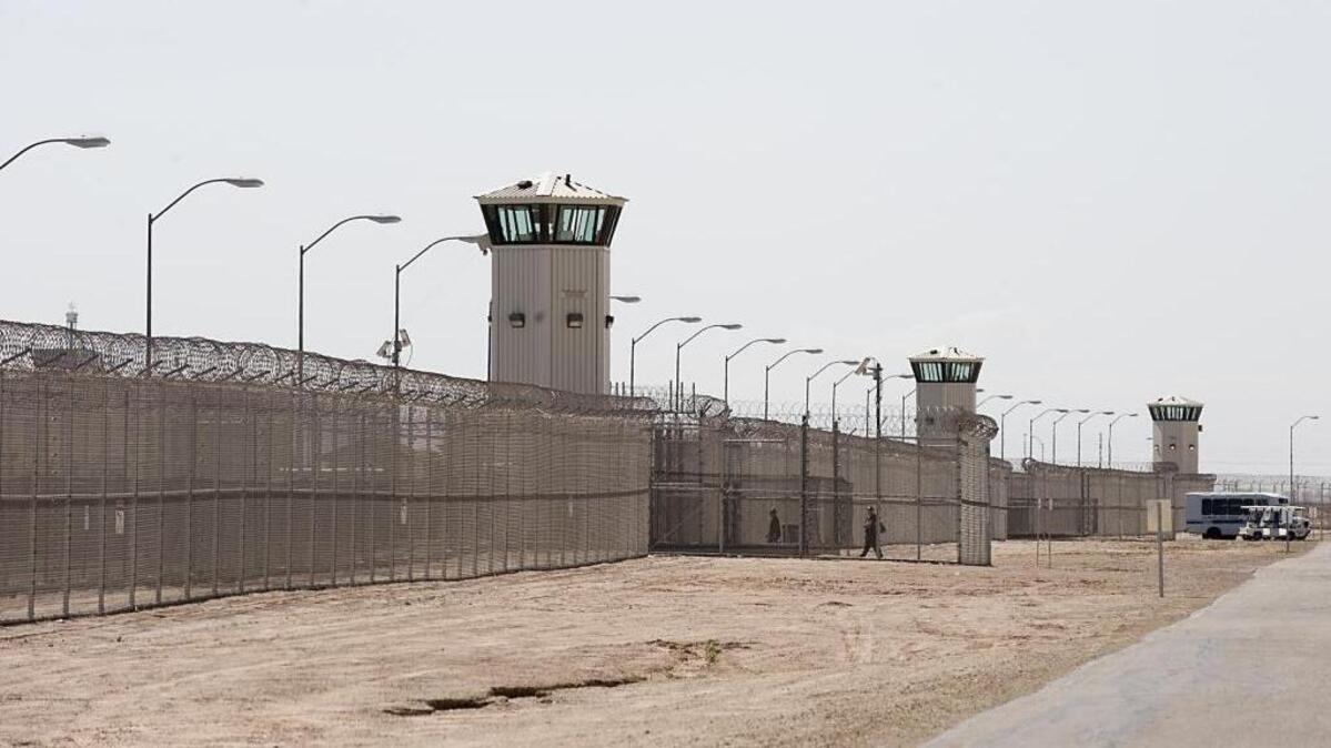 The manned guard tower over looks the entry to Calipatria State Prison. This week, President Donald Trump endorsed a criminal-justice reform bill that passed the Senate on a bipartisan 87-12 vote.