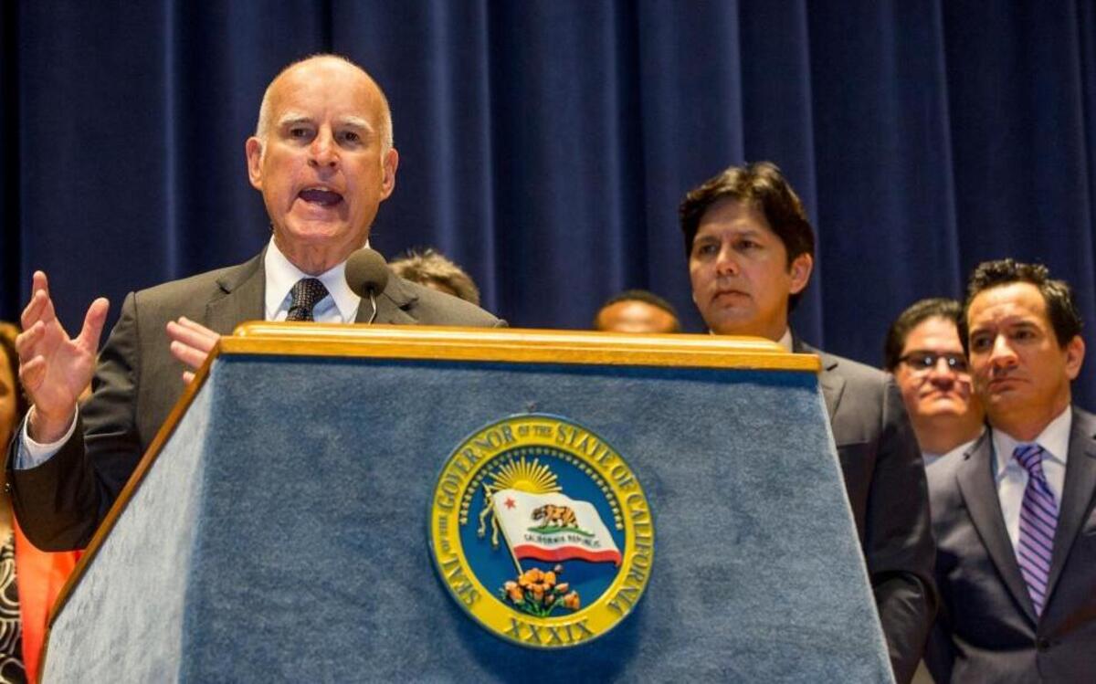 You won’t hear Gov. Jerry Brown adding his voice to the political boasting about California’s economy. When he unveiled a revised state budget in May, he was very cautious about the state’s economic future – noting, for one thing, that income-tax revenue has been falling short of previous projections. “Moreover,” he warned legislators, “by the time the budget is enacted in June, the economy will have finished its eighth year of expansion – only two years shorter than the longest recovery since World War II. A recession at some point is inevitable.”