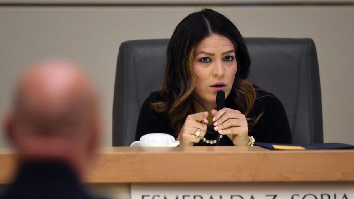 Fresno City Councilmember Esmeralda Soria, seen in a 2018 file photo, announced Friday, Aug. 20, 2021, she has COVID-19 for the second time despite being vaccinated. She attended Thursday’s council meeting.