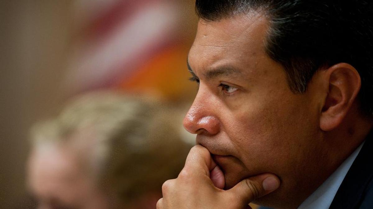 
Secretary of State Alex Padilla in an Aug. 1, 2011 file photo.
