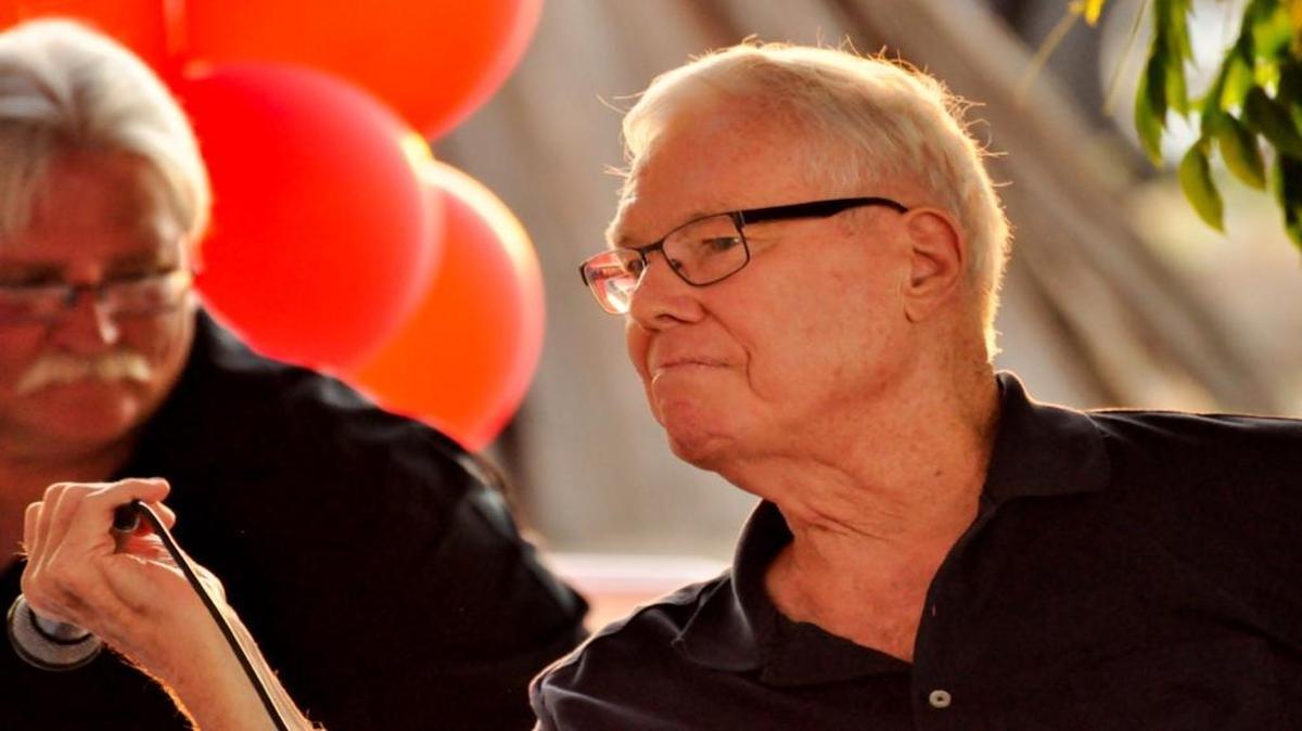 Marvin Arnold took the microphone at his own “going away” party and gave his own little speech about love, life, family and friendships – a rare privilege for him and an unforgettable treat for his loved ones. Arnold, 84, of Fresno has acute myeloid leukemia. There is no cure for him and there also will be no funeral.