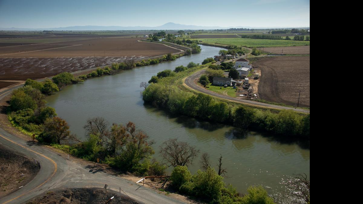 
This is part of the area affected by the proposed Delta water tunnels and intakes near Walnut Grove. Gov. Jerry Brown is revising his plans in an effort to make progress.

