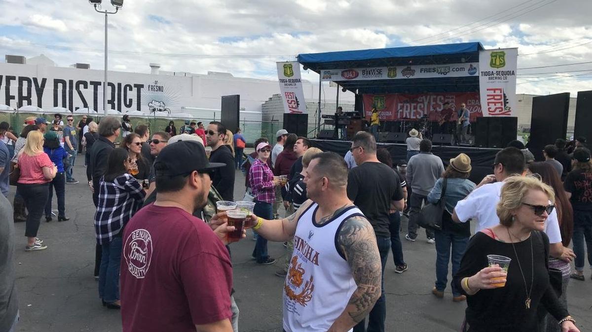 The crowd doubled this year at downtown’s FresYes Fest, going from 6,000 to 12,000 people eating, playing, drinking, dancing and shopping.