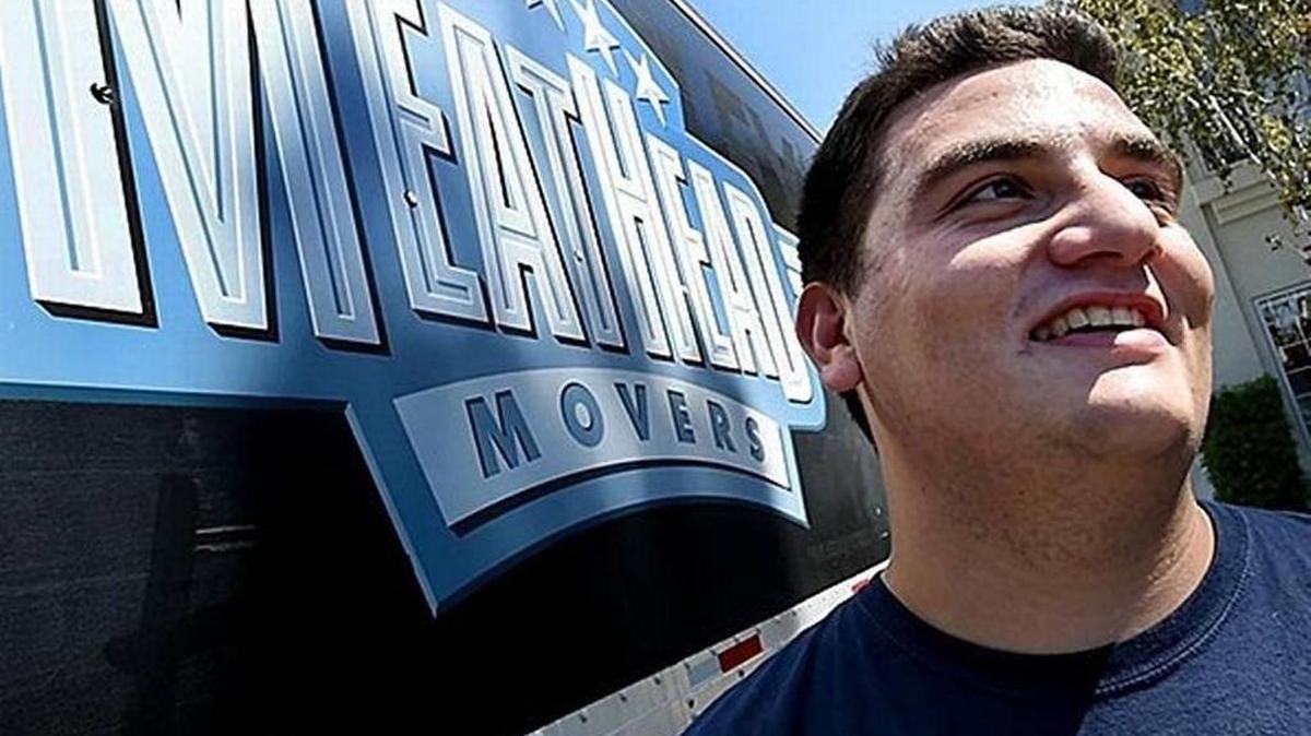 Meathead Movers worker Theo Stratigos, a former Bullard High football and rugby player, is among the staff members who help victims of domestic abuse to start a new life. Meathead Movers is providing free moving service for victims of domestic abuse through the Marjaree Mason Center. The business is also helping fire victms in Santa Rosa.