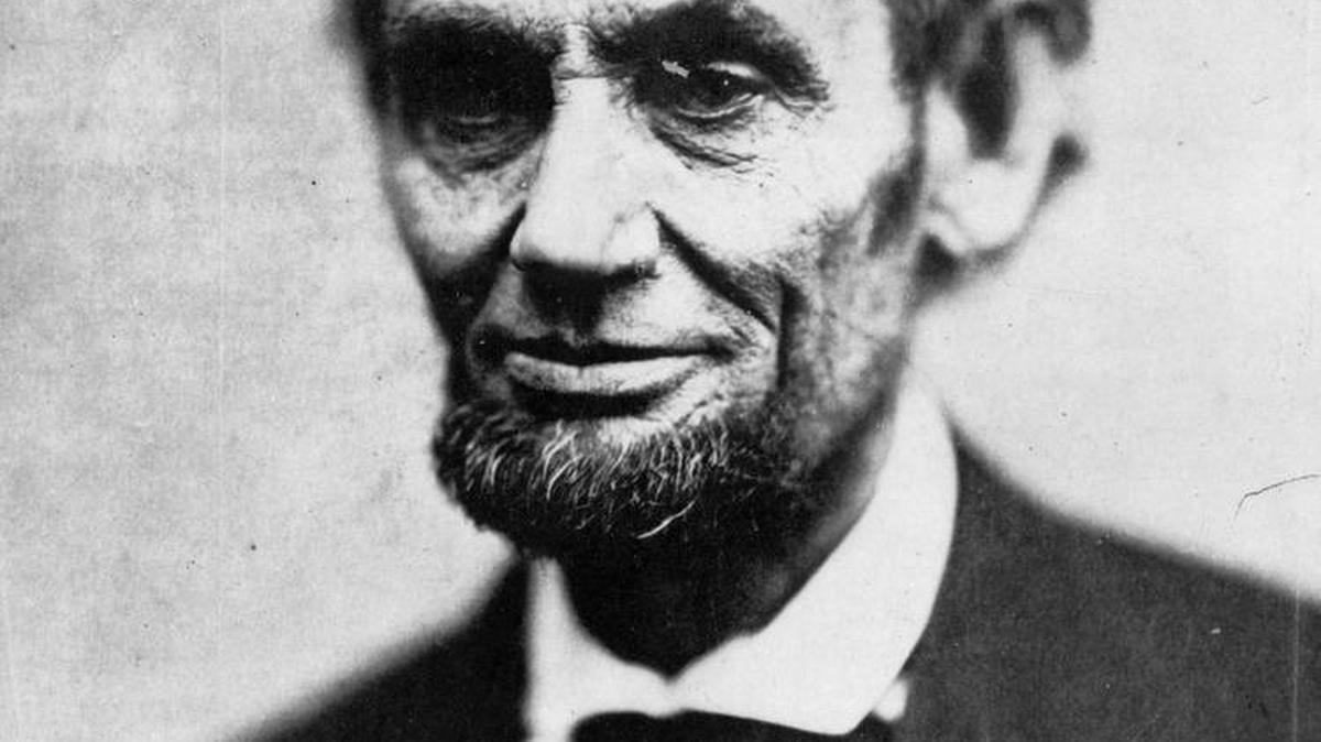 This Feb. 5, 1865, photo shows President Abraham Lincoln in Washington, a little more than a year after he proclaimed the last Thursday in November to be Thanksgiving Day.
