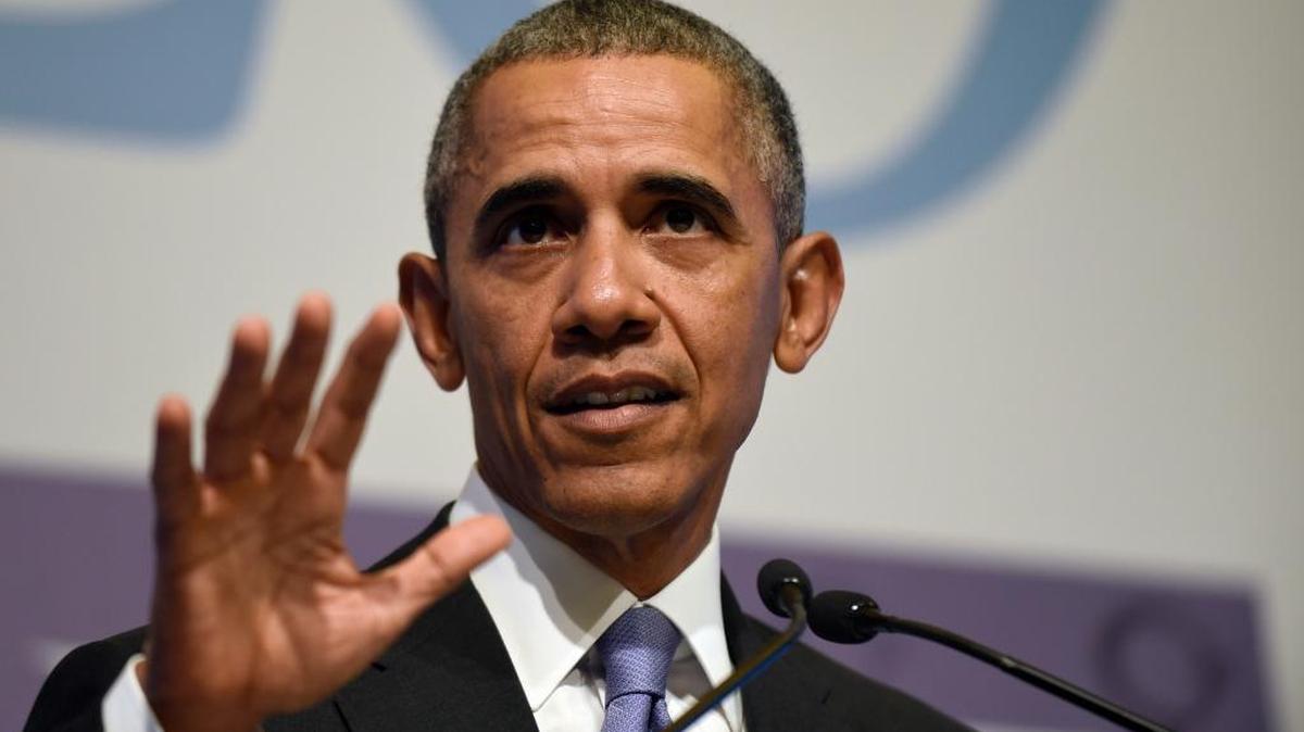 President Barack Obama speaks during a Monday news conference in Antalya, Turkey. The Obama administration announced a new intelligence-sharing arrangement with France that will quickly share military planning in the campaign against the Islamic State. The president, however, said it would be a mistake to commit ground troops to the fight against ISIS.