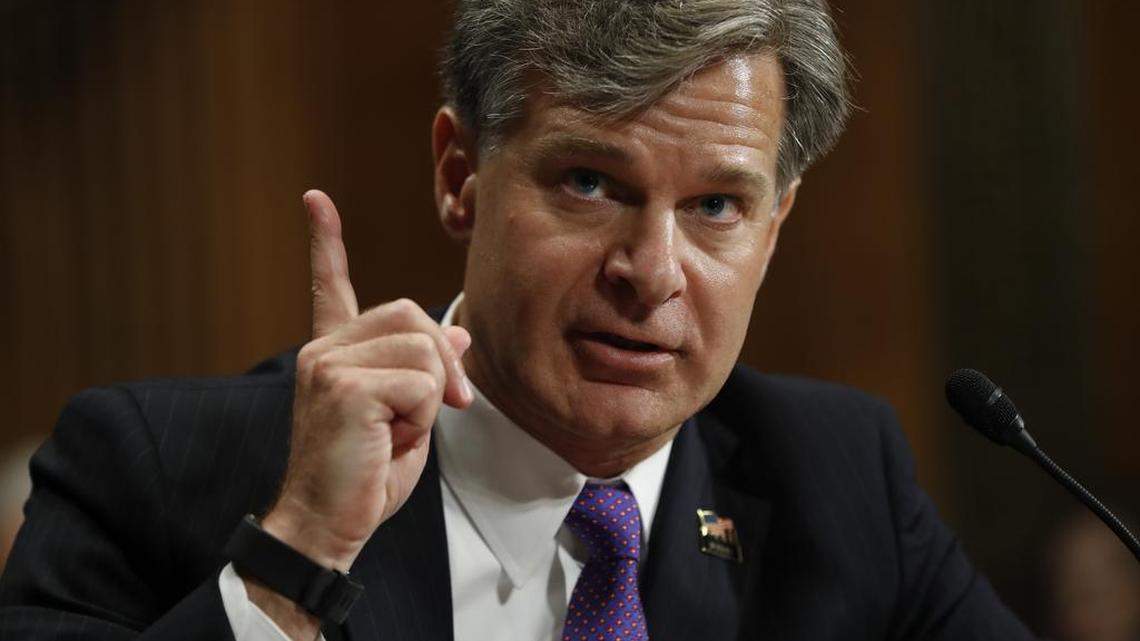 Christopher Wray, President Donald Trump’s nominee for FBI director, testified before the Senate Judiciary Committee on Wednesday that the Russia investigation is not a “witch hunt,” as Trump claims.