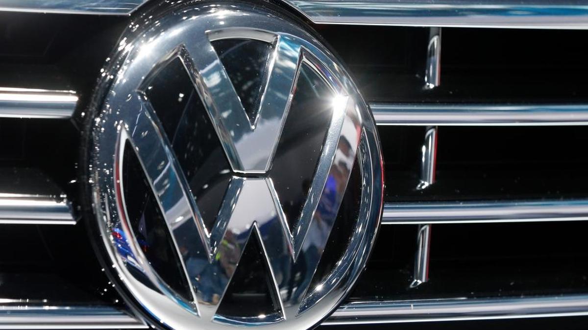 
The VW Logo is photographed at a car at the Car Show in Frankfurt, Germany, Sept. 22. Volkswagen has admitted that it intentionally installed software programmed to switch engines to a cleaner mode during official emissions testing. The software then switches off again, enabling cars to drive more powerfully on the road while emitting as much as 40 times the legal pollution limit. 
