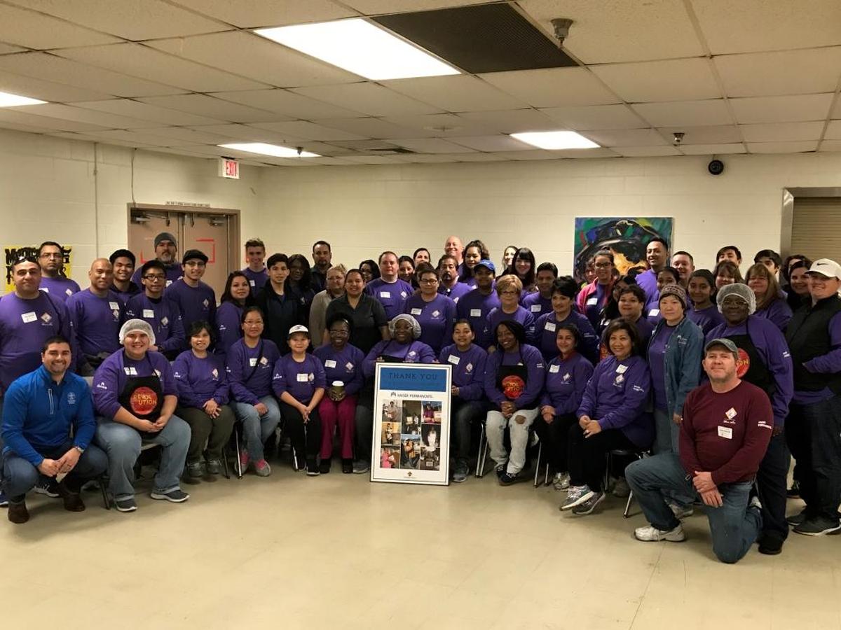 Kaiser Permanente Fresno volunteers took their talents to Poverello House on the Martin Luther King Day of Service.