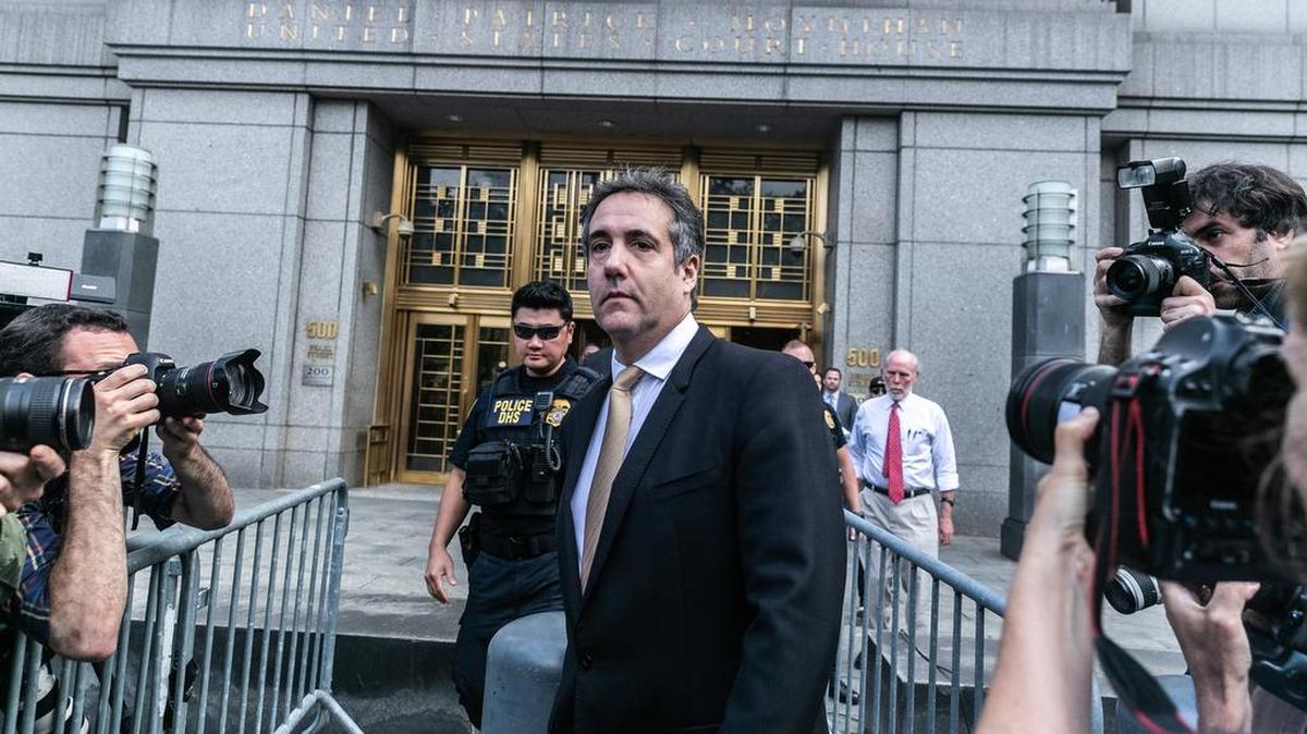 Michael Cohen, President Donald Trump’s onetime lawyer and longtime fixer, leaving federal court in New York, Aug. 21, 2018.