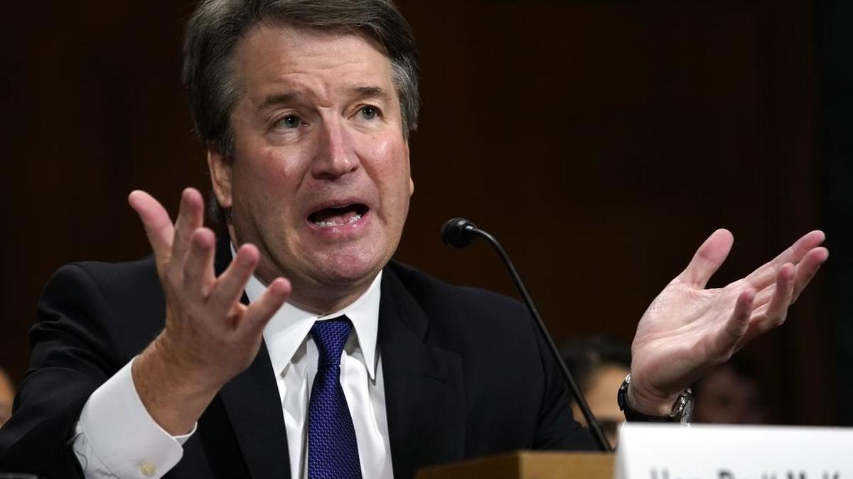 In this Sept. 27 photo, then Supreme Court nominee Judge Brett Kavanaugh testifies before the Senate Judiciary Committee on Capitol Hill in Washington. He was ultimately confirmed by the Senate and sworn in to the High Court.