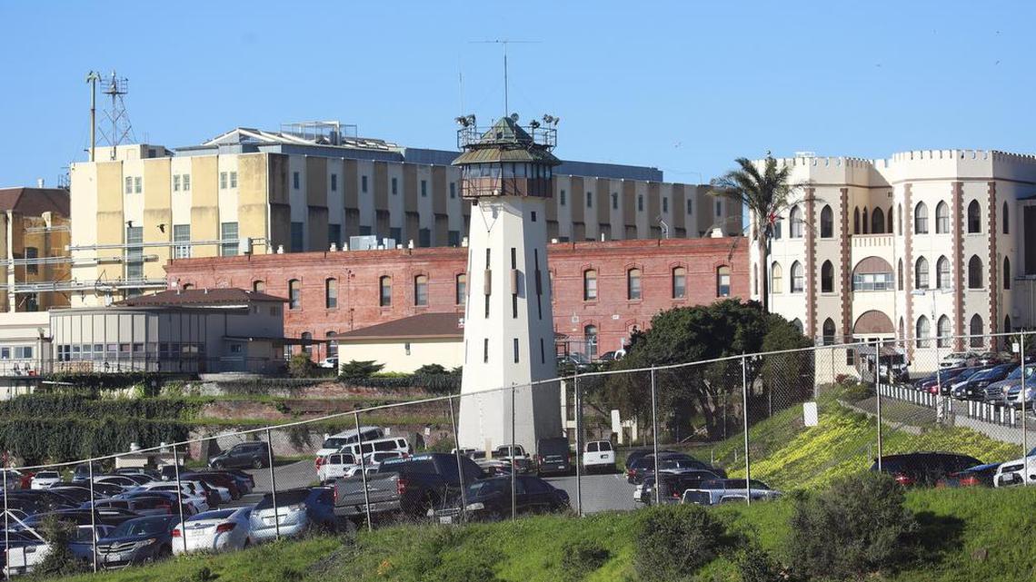 San Quentin State Prison in Marin County, photographed on March 13, 2019, opened in 1852 and is the oldest prison in California.