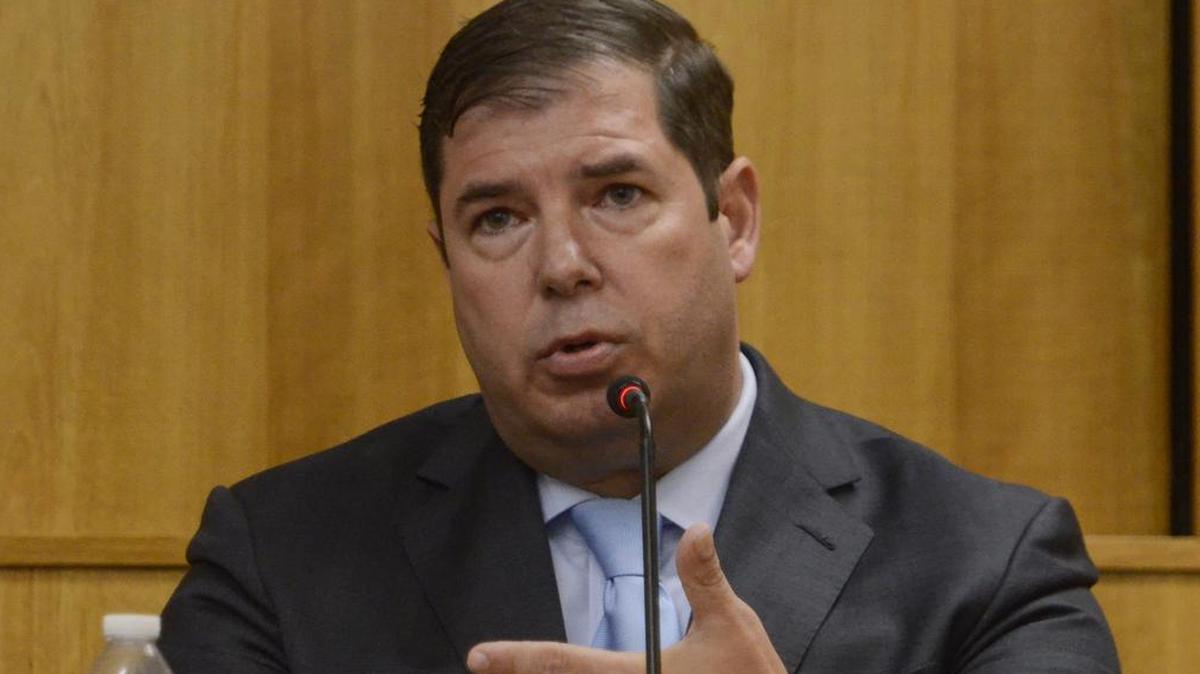 Assemblyman Joaquin Arambula testifies in his misdemeanor child abuse trial, in Superior Court, Tuesday, May 14, 2019.