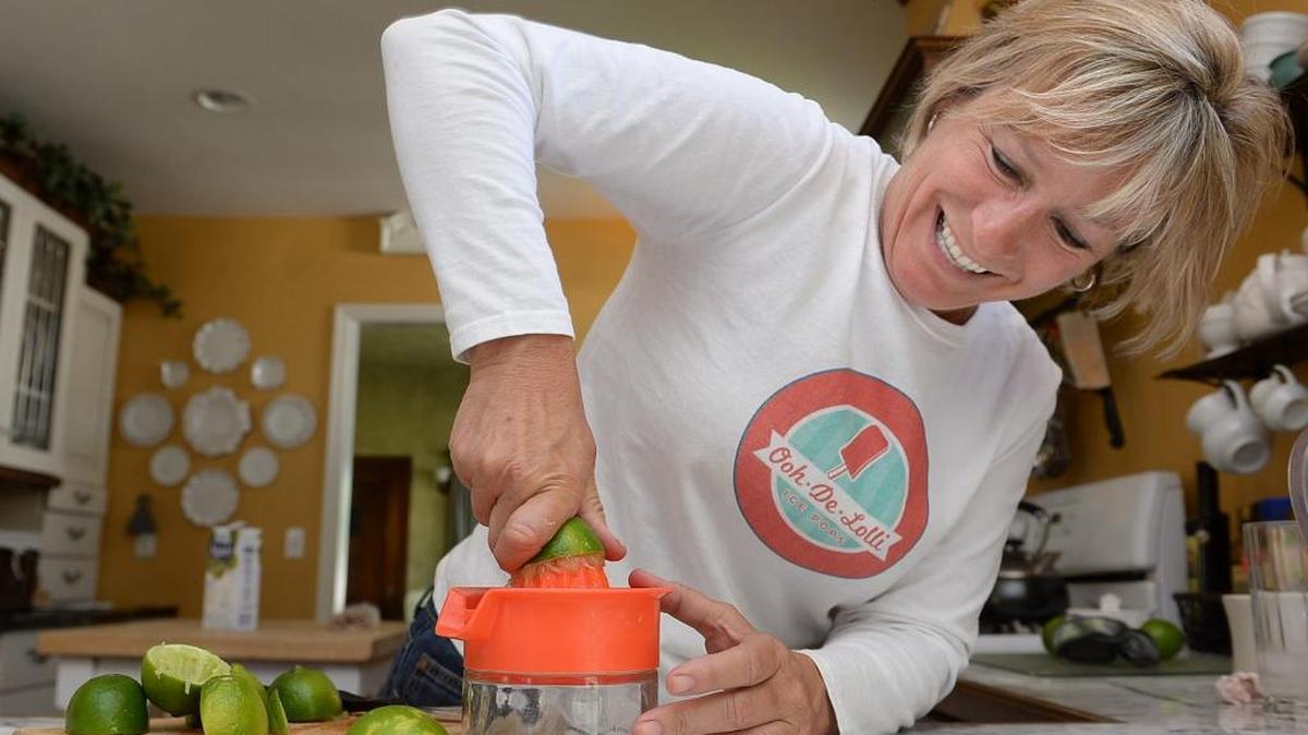 Donna Mott is owner of Ooh de Lolli, a local ice pop and paleta maker.